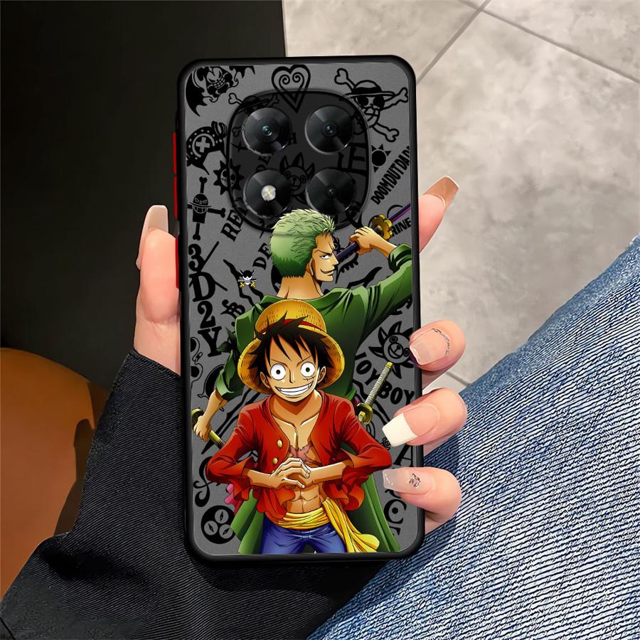 Anime One Piece Luffy Zoro Funda Back Phone Cover Case for Xiaomi Redmi Note 14 14C A4 11 12 13C 13 Pro Plus 9S 10