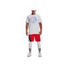 Under Armour Color Block Breathable Fleece Mid-Rise Sports Shorts Men Shorts Red 1374303-810