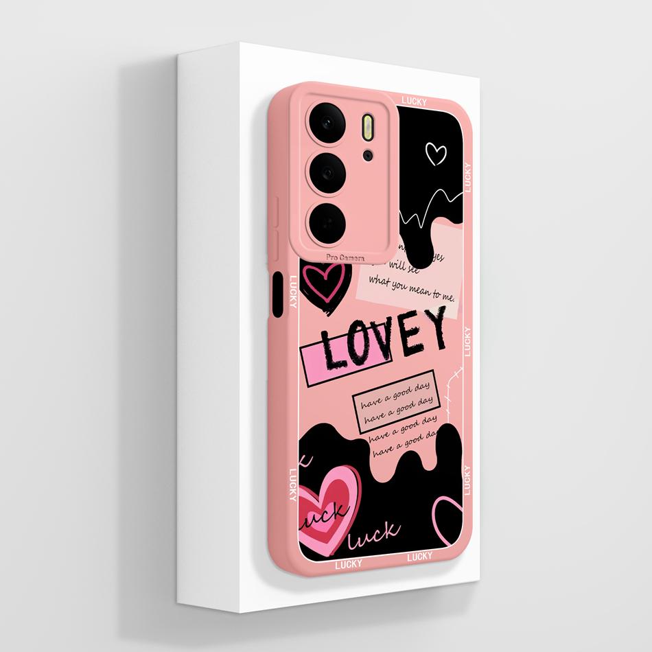 For Realme C75 C75X C73 C71 Case Painted Flowers Soft Liquid Silicone Back Cover For Realme C 75 Full Protection Phone Bumper