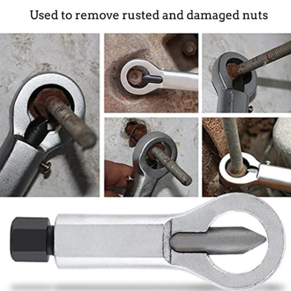 AntiSlip Grip Nut Remover Rust-Removed Bolt Removal Tool Nut Breaker Rusty Screw Extraction