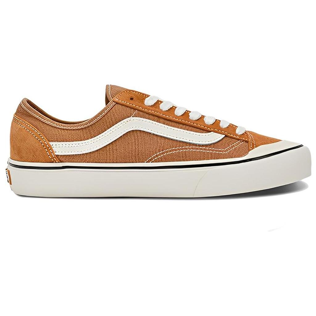 Vans Style 136 VR3 Fashion Versatile Low-Top Skate Shoes Unisex Sneakers Orange VN0A4BX9BKQ