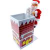 Santa Claus Climbing Chimney Electric Toy with Beads and Shaking Boot, Single/Double Ladder.