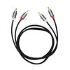 2RCA to 2RCA Stereos Splitter Cable 2RCA Male to 2RCA Male Sound Adapters for Laptop Phone Gaming Consoles Home Theater