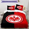 3pcs Duvet Cover Set (1*Duvet Cover + 2*Pillowcase, Without Core), Eintracht Frankfurt Print Soft All‑Season Bedding Set, Home Bedroom Decor Gift