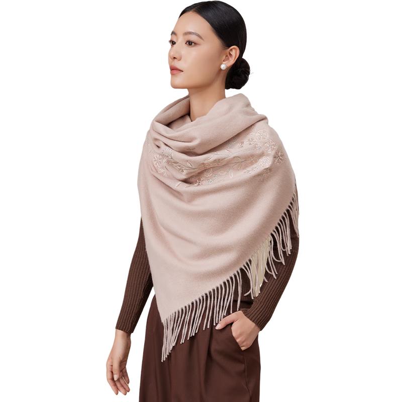 

Shanghai Story Women s 100% Wool Scarf & Shawl 200x70cm (with tassels)