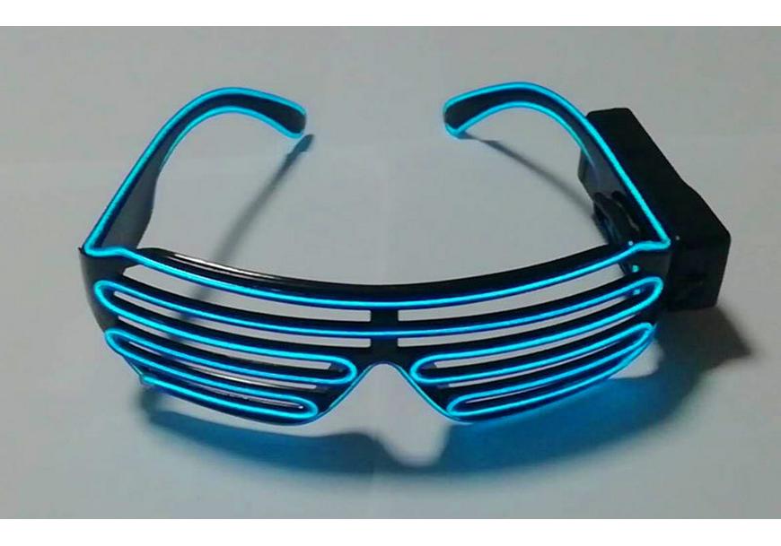 LED Party Blinds: Flashing Music Glasses for Clubbing and Atmosphere