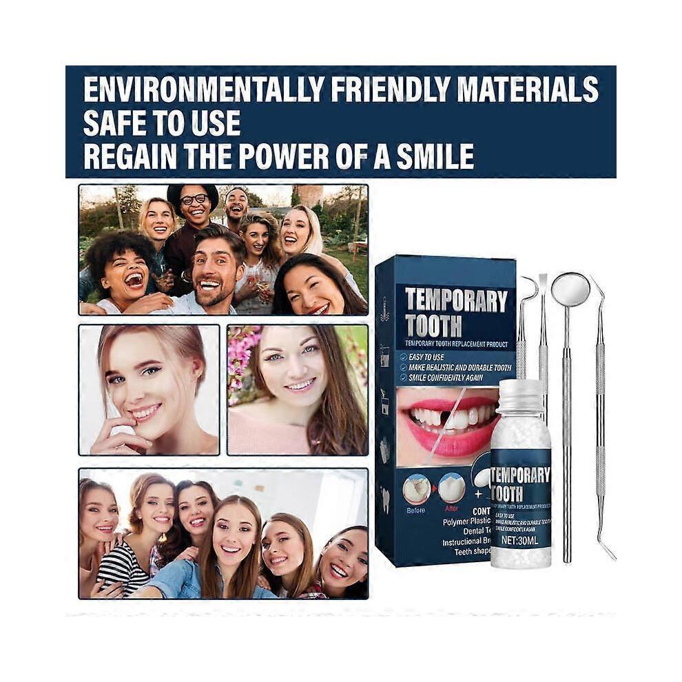 Temporary Tooth Repair Kit Fix Broken Teeth Fills Gaps Dental Denture Damage
