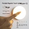 LED Magnetic Touch Night Light: Emergency Backup, Eye-Friendly, Energy-Efficient for Bedroom and Baby Feeding
