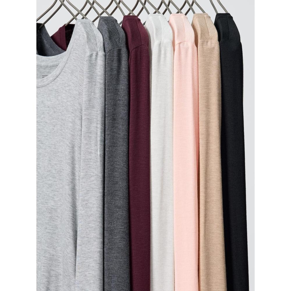 Uniqlo Japan UlTra Warm HeaTTech Cashmere Blend U Neck T