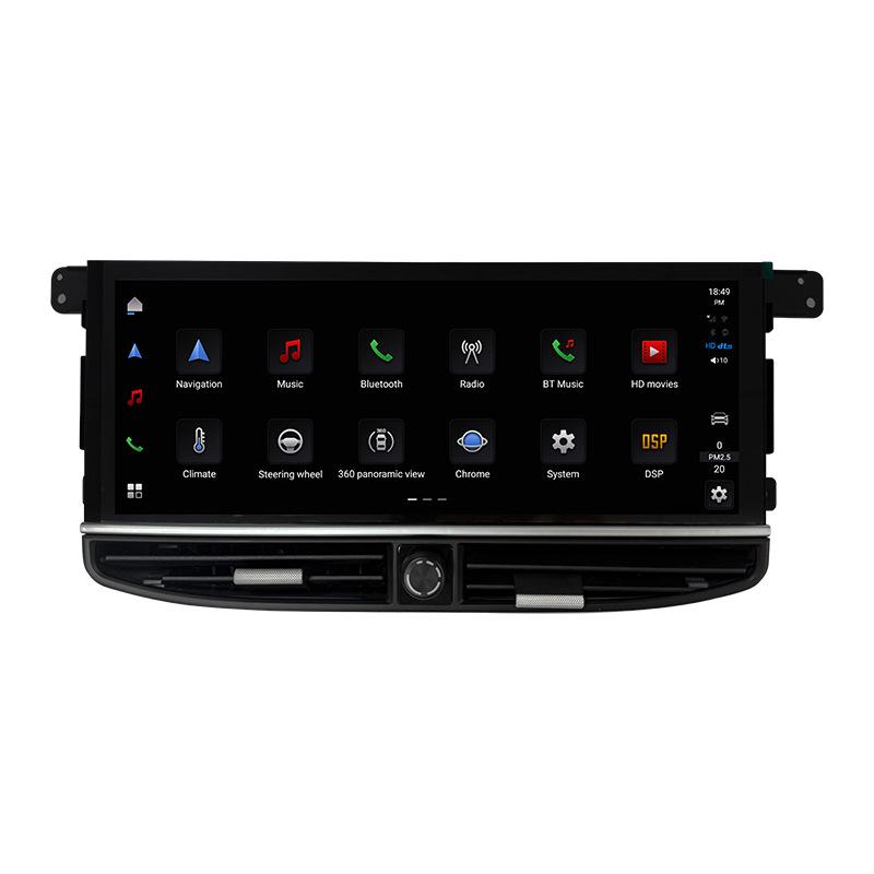 12.3-Inch Smart Display LCD Screen for 2010-2016 Porsche Panamera Center Console Modification