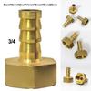 Sturdy Brass Barb Female Thread Connector Tail Pipe Hose Fitting 3/4 Inch