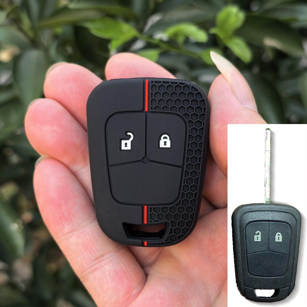 2 Button Silicone Key Holder Case Cover Car Key Cover Case Accessories For Vauxhall Opel Astra J H Protection Shell Skin Bag Fob