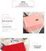 Korean Style Women's Winter Red Tassel Scarf - Imitation Cashmere Warm Gift