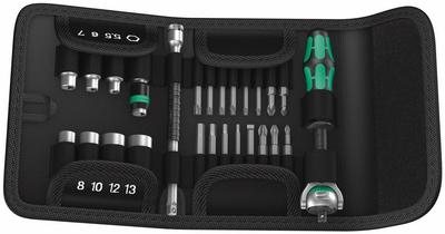 Screwdriver Set + Kraftform Kompakt Sockets 1/4' Zyklop 26Pcs - W05051045001