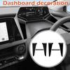 For Toyota Prius 60 Series 2024 2024 Stainless Steel Sequin Car Center Interior Decoration Accessories Panel Instrument Con Q9U6