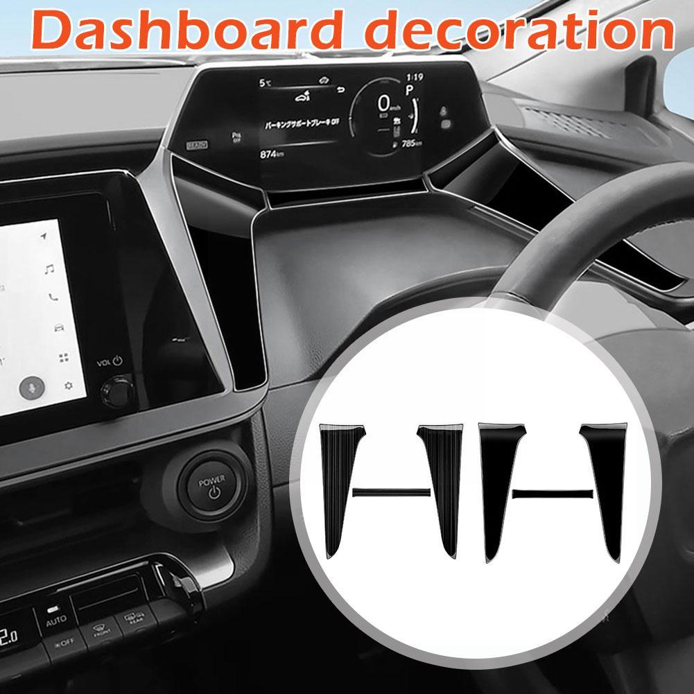 For Toyota Prius 60 Series 2024 2024 Stainless Steel Sequin Car Center Interior Decoration Accessories Panel Instrument Con Q9U6