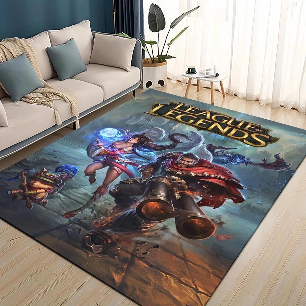 27 Style Jinx League of Legends LOL Cartoon Carpet Rug for Living Room Bedroom Home Sofa Decoration,Kids Play Non-slip Floor Mat