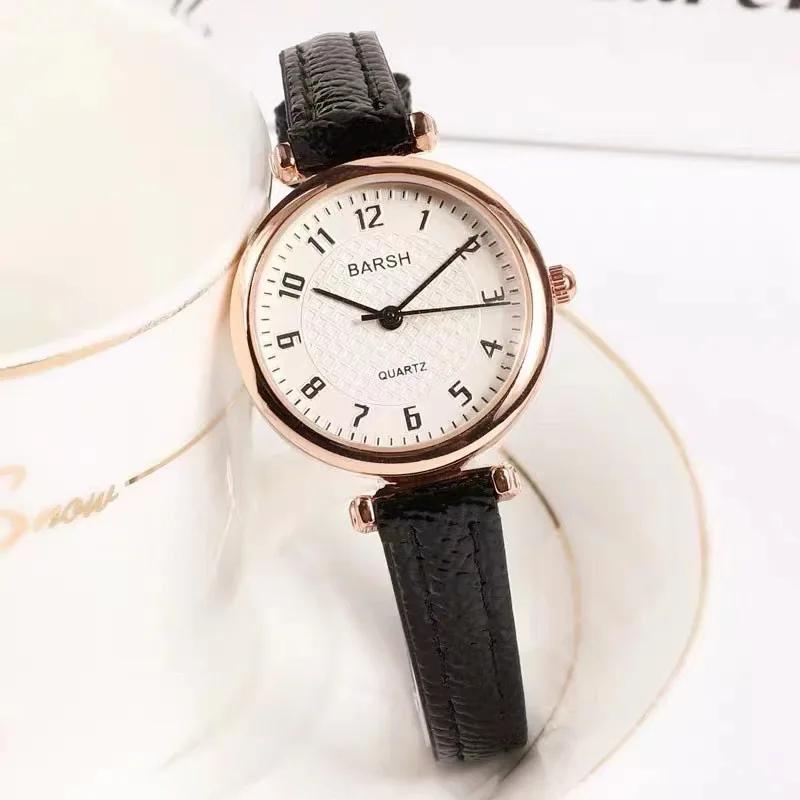 1 Piece/set of Fashionable Student Women's Watch, Women's Style, Simple Temperament, Retro Belt, Ins Style, Niche Quartz Watch