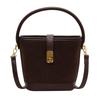 A Fashionable and Retro Crossbody Bag and Hand-held Bucket Bag for Women in Autumn Casually