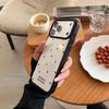 ins Korean simple black polka dot suitable for Apple 17Promax mobile phone case IP16/15 Epoxy water condensation 14 women