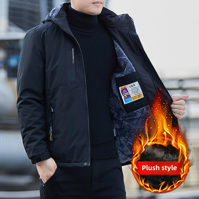 Jacket Men's Spring and Autumn New Removable Hooded Windproof Jacket Outdoor Fashion Mountaineering Jacket Tide