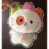 Colorful Cat Stuffed Plush Doll High Appearance Level Companion Toy Soft Cloth Doll Lovely Birthday Holiday Present