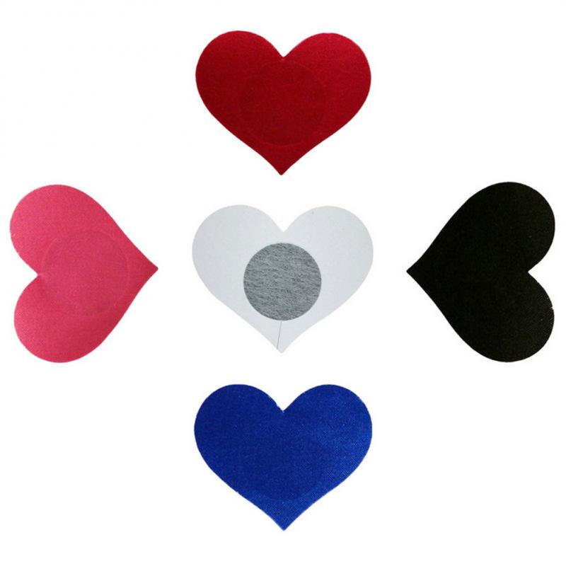 Chest Patch Soft And Skin Friendly Wicking And Breathable Heart-shaped Ultra Thin For Women Nipple Stickers Non Irritating Sexy