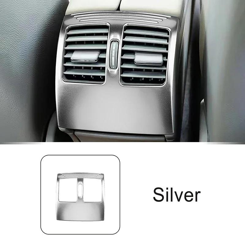 

Car Styling Rear Air Conditioning Vent Frame Decoration Cover Trim For Mercedes Benz W204 W207 C207 C E Class Coupe Interior срібний