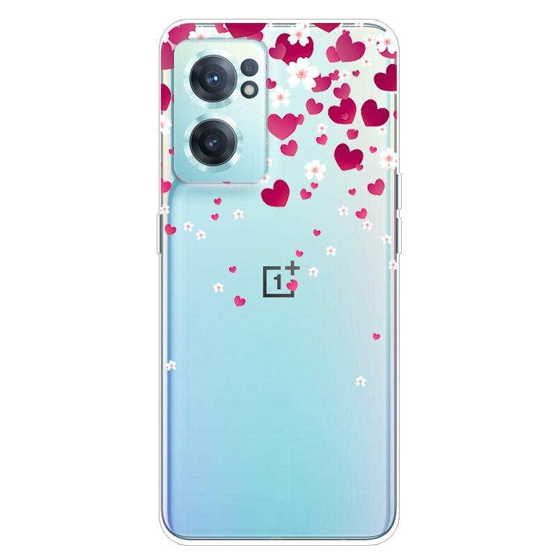 Phone Case For OnePlus Nord CE 2 5G Cover TPU Silicone Soft Cartoon Clear Case for One Plus 10 Pro / CE2 5G Transparent Coque
