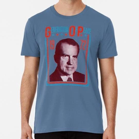 

1972 Groovy Nixon For President Size S to 5XL Made in the USA T shirt L