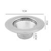 Kitchen Sink Strainer, Large Wide Rim Thicken Edge Basket Filter Stopper, for Floor Drain Balcony