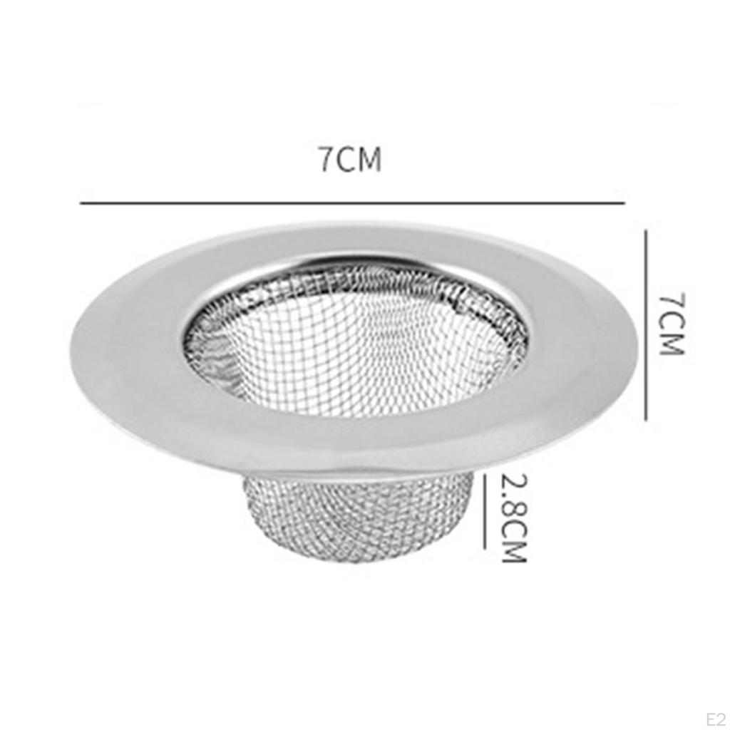 Kitchen Sink Strainer, Large Wide Rim Thicken Edge Basket Filter Stopper, for Floor Drain Balcony