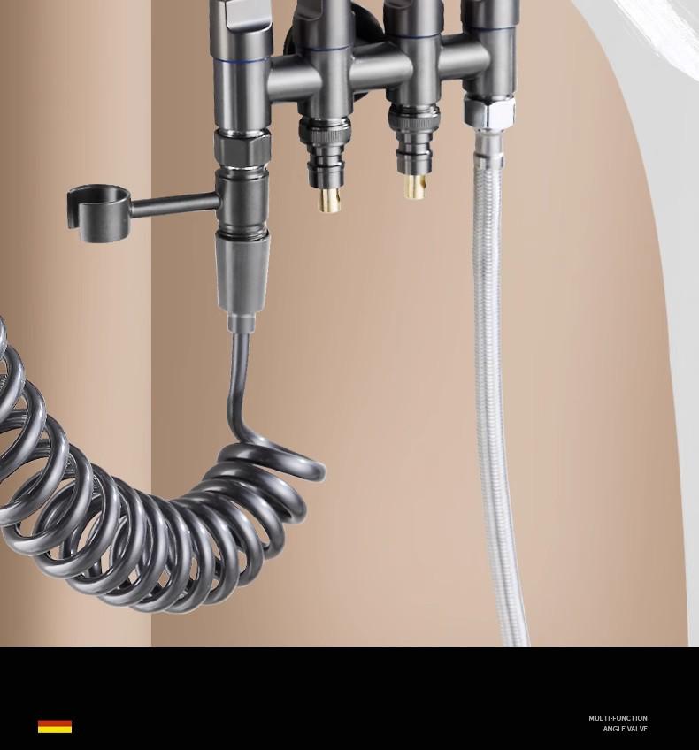 Multi-Way Water Valve Splitter for Washing Machines and Faucets