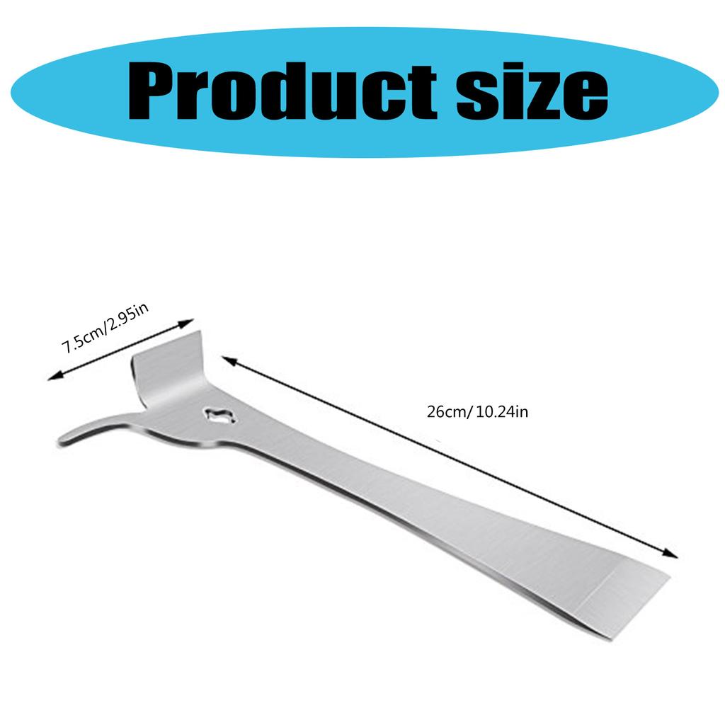 Komfortabler Griff Imkereiwerkzeug für einfache Honigextraktion Edelstahl Bienenstockschaber Wabenmesser Zubehör