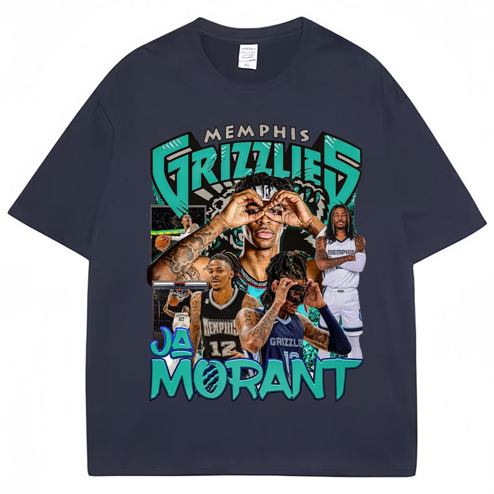 Ja Morant 12 Memphis Graphic T Shirt Basketball Fans Gifts Short Sleeve Vintage Unisex Women Harajuku Fashion Tshirts Streetwear