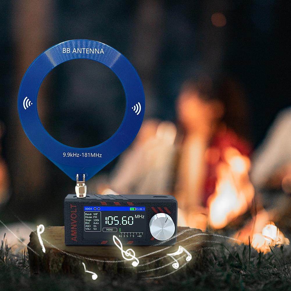 10khz-180mhz Donut MW/SW Antenna with Low Impedance Converter Donut WB Antenna Mini Ring Antenna Module for Ham Radio