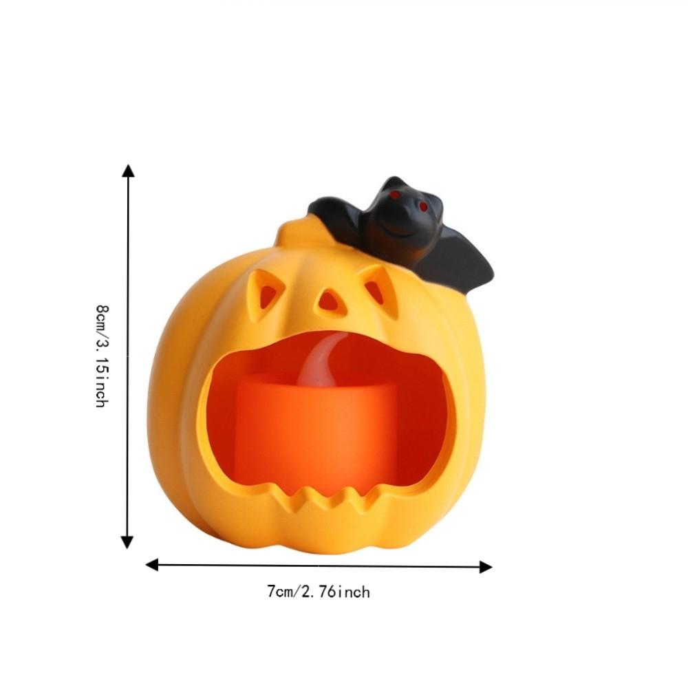 Skull Ghoast Pumpkin Electronic Candle Multicolor Spider Light Halloween Decoration Light  Gift