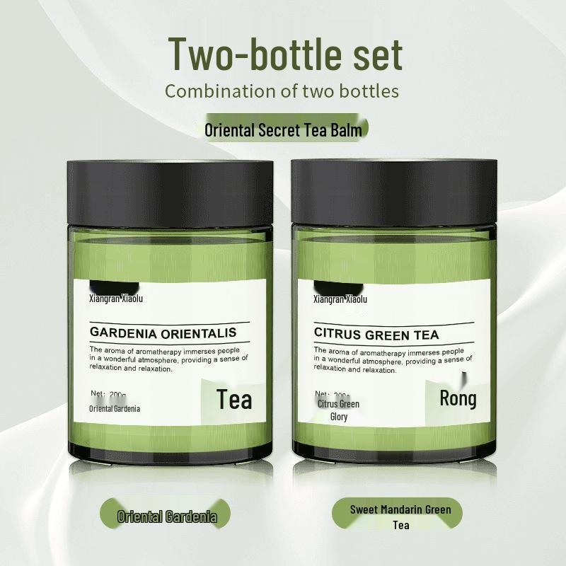2025 Long-Lasting Tea Scent Car Air Freshener: Advanced Solid Balm for Car Interior Fragrance