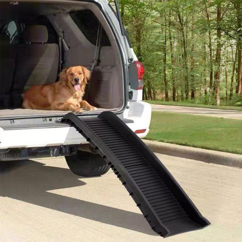 Folding Ladder for Pet, Large Dog Ramp, Car Stairs, Non-Slip Plastic Cat Climbing, Safety Ramps, High Beds, SUV Trucks
