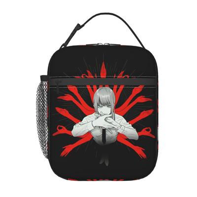 Custom Chainsawes Man Lunch Bag for Women Thermal Cooler Insulated Bento Box Beach Camping Travel Waterproof Tote Bags