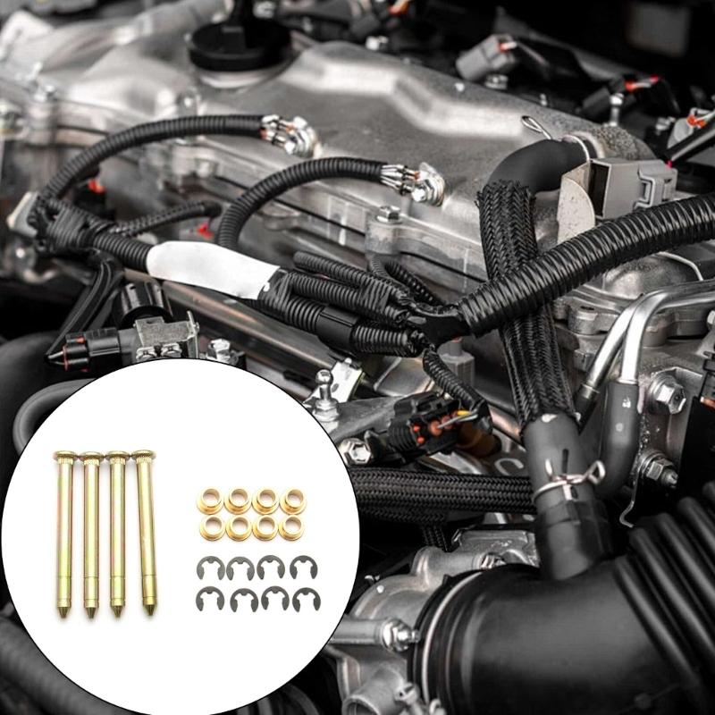 Heavy Duty Vehicle Door Hinge Restoration Set Improves Closing Mechanism Prevents Corrosion for Pickups