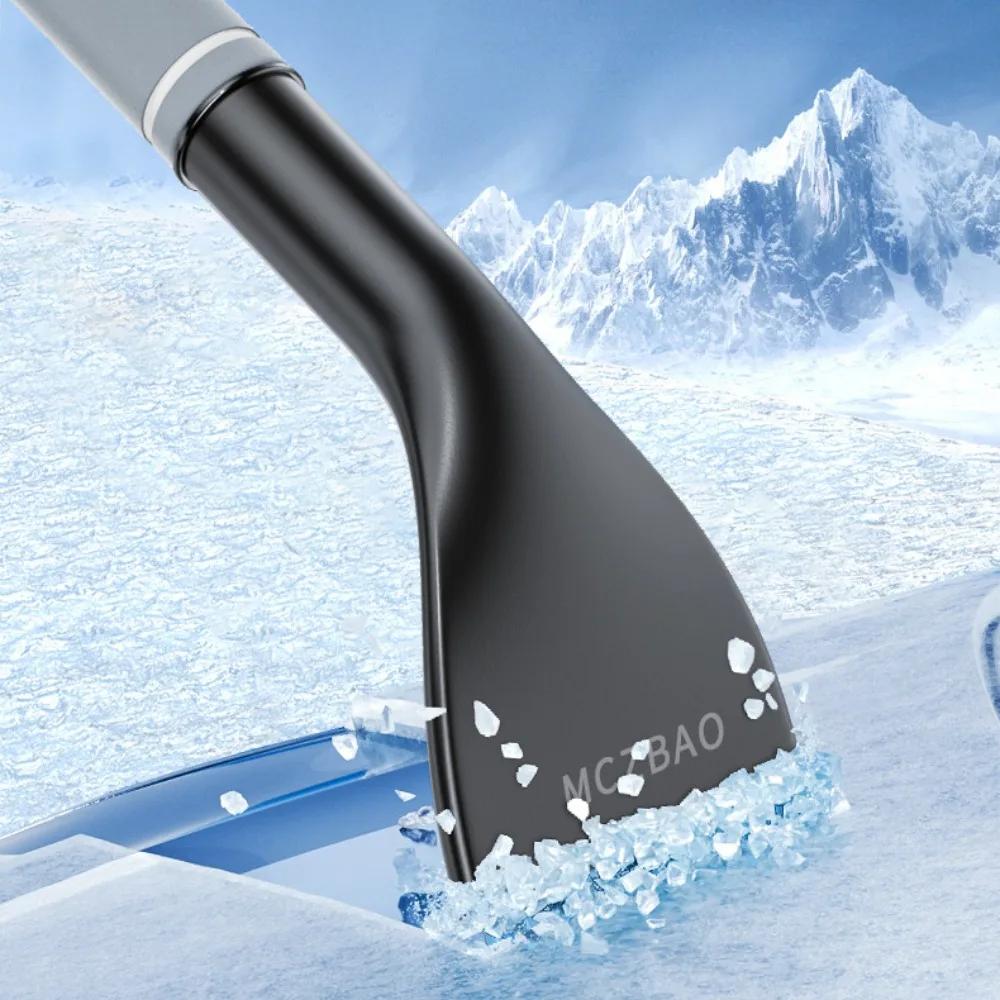 Car Cleaning Brush Multifunction Winter Cars Removal Snow Shovel Universal Windshield Defrosting Snow Scraper With Brush 2 In 1