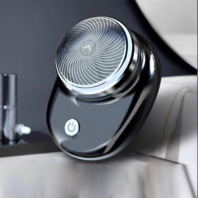 Tragbarer Elektrorasierer USB Wiederaufladbar Mini Rasur Elektrorasierer Taschenrasierer Wasserdichter Rasierer Geschenk für Vater Ehemann