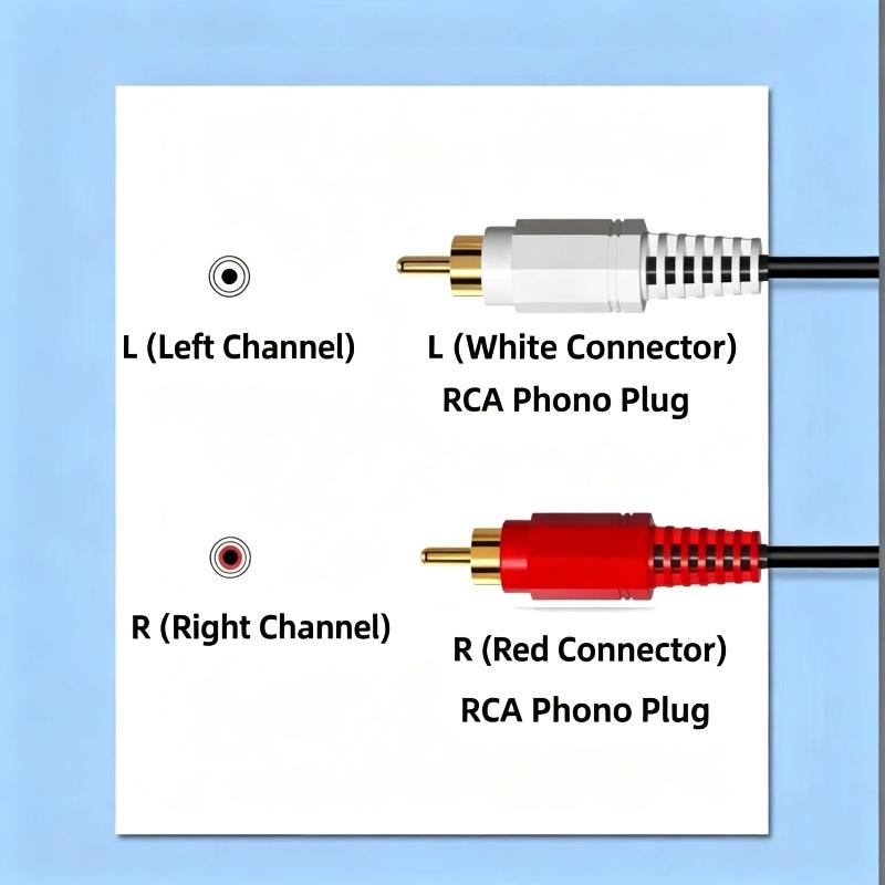 1Pcs Rca Audio Splitter Cable 2Rca Male To 2 Rca Male Audio Video Cable For Dvd Sound Tv Box Louder 1.5 Meters
