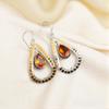 Citrine Gemstone 925 Sterling Silver Jewelry Handmade Earrings2.27" Gift For Her EE-82-3