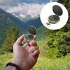 Outdoor Compasses Vintage Zinc Alloy Flip Cover Pocket Compasse with Chain Camping Portable Navigation Tool Gift Box