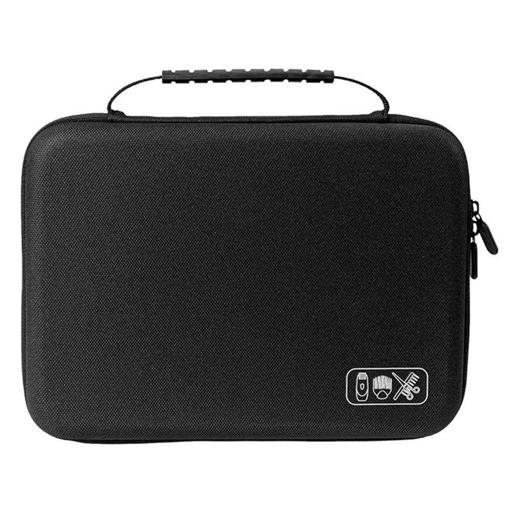 Portable Travel Case For Hair Cutting Equipment Includes Space For Trimmers And Full Set Of Attachments
