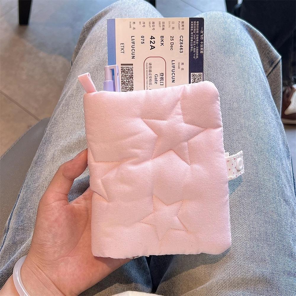 

Обложка для паспорта Зажим для паспорта Звездный узор Сумка для хранения карт Милый дорожный кошелек Дорожные аксессуары розовый