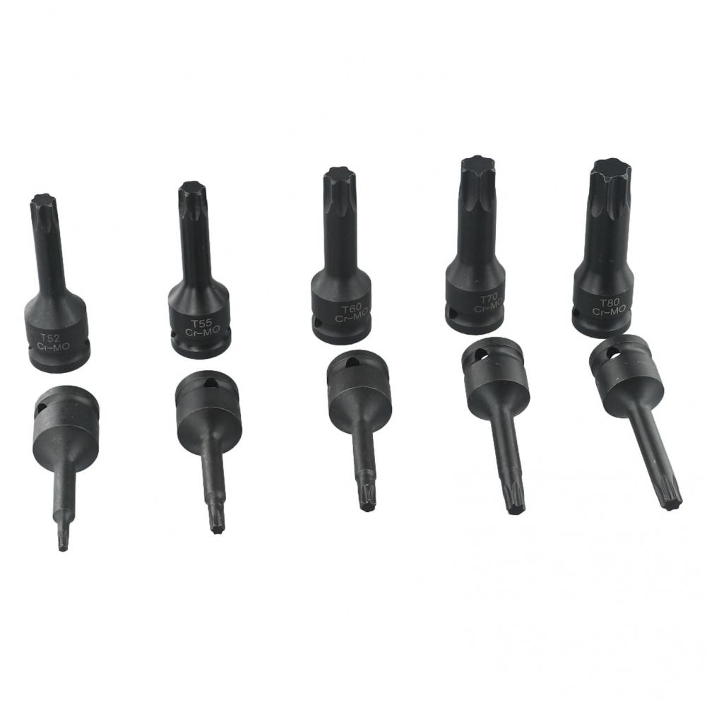 1/2 Inch Socket Adapter 10pcs Black Good Toughness