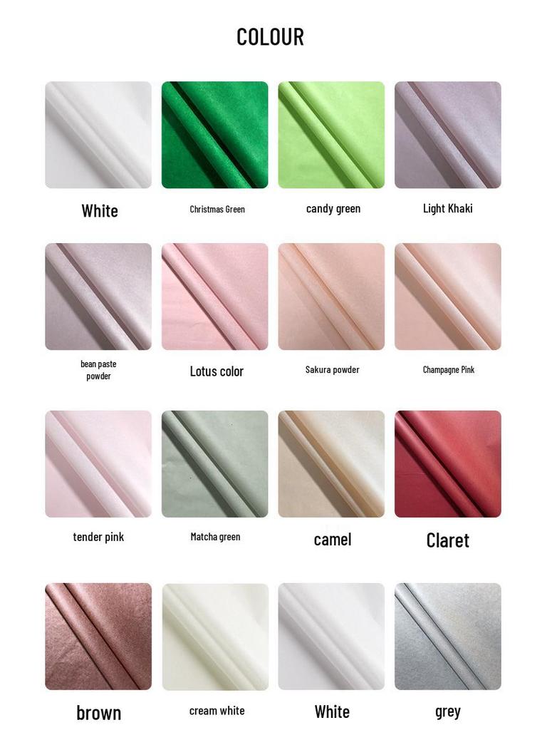 Papier tkankowy w kwiaty w stylu koreańskim do owijania bukietów i dekoracji prezentów